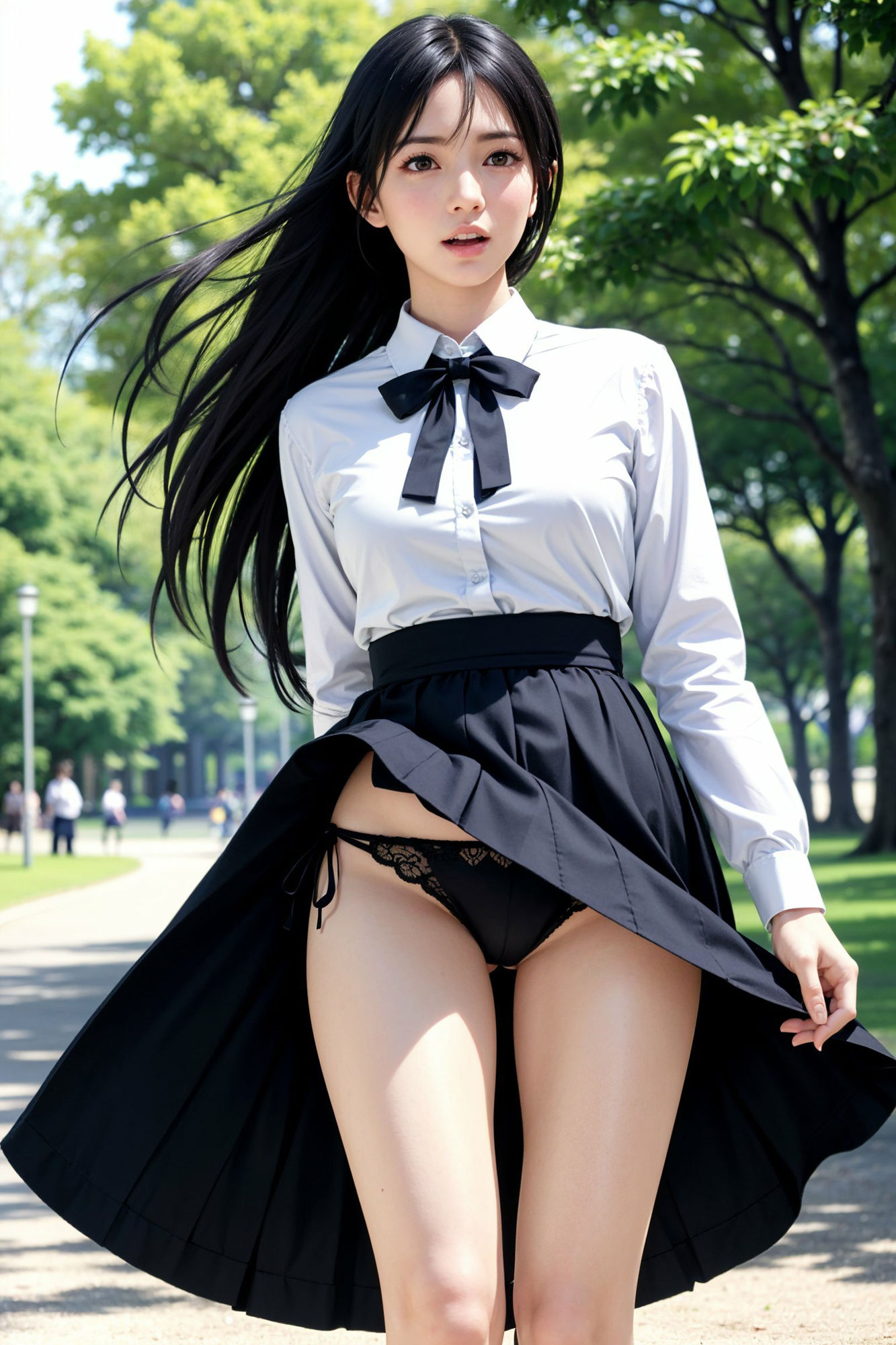 サンプル画像2:ひたすら風パンチラ(Dのアトリエ) [d_318003]