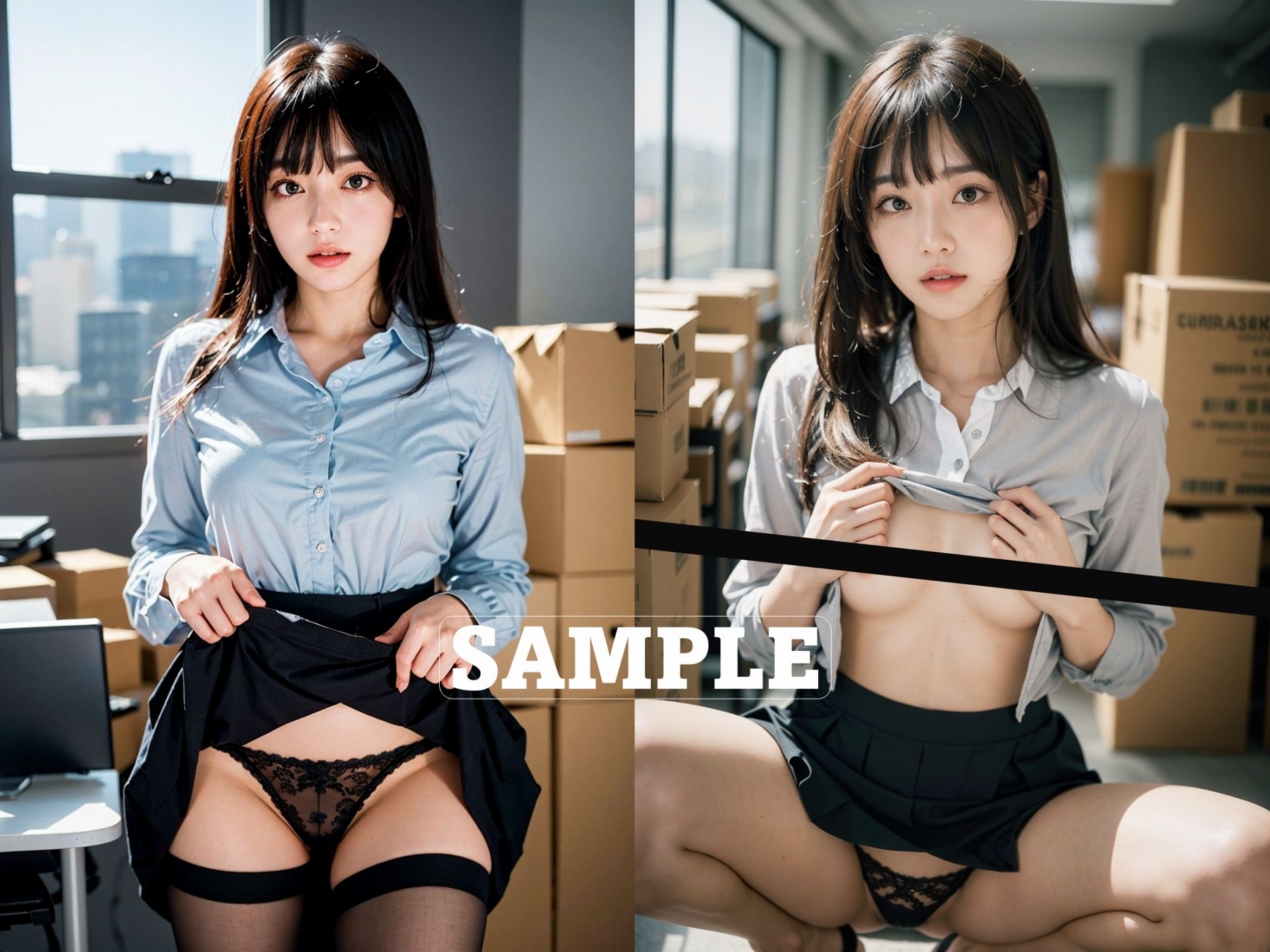 サンプル画像6:ASUKA Ture Story – 先輩OLとドキドキエッチなオフィス・ラブ -(ぽむち) [d_318016]