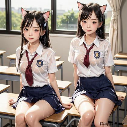 サンプル画像1:猫耳教室R(Day Dream) [d_318022]