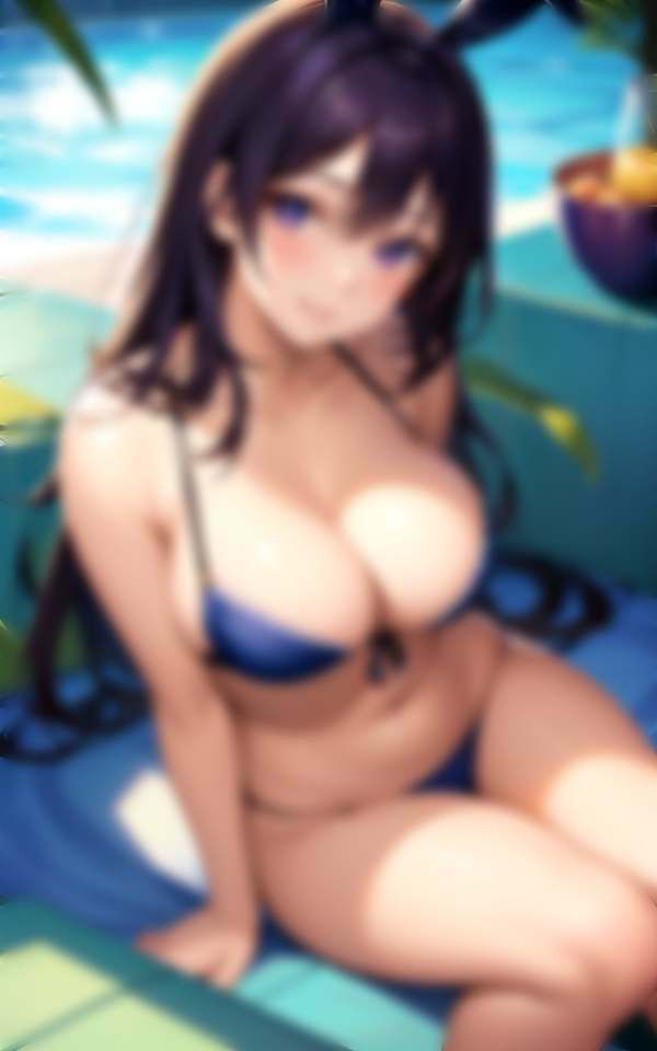 サンプル画像1:Hカップ以上 超神乳だらけのナイトプール(熟女マニア) [d_318052]