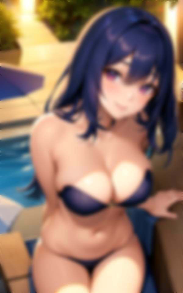 サンプル画像3:Hカップ以上 超神乳だらけのナイトプール(熟女マニア) [d_318052]