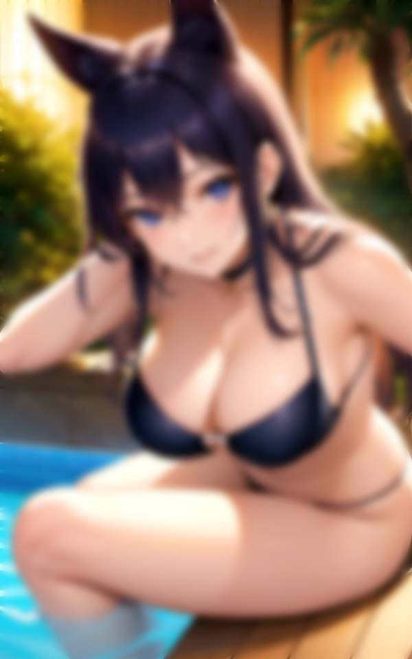 サンプル画像4:Hカップ以上 超神乳だらけのナイトプール(熟女マニア) [d_318052]