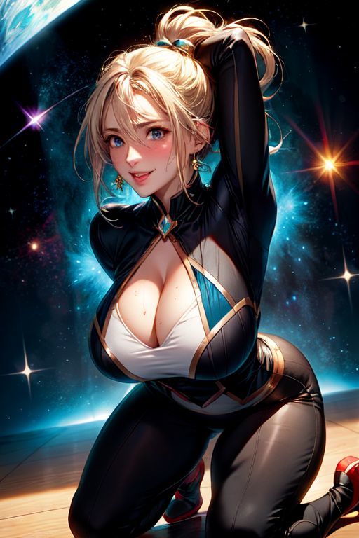 サンプル画像1:爆乳AIパンティーライン1(AI出版) [d_318101]