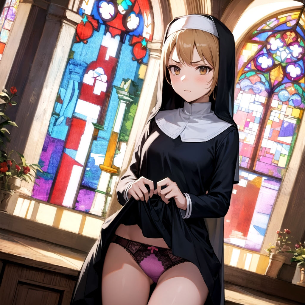 サンプル画像3:不機嫌そうな顔でパンツを見せてもらう(Rana) [d_318217]