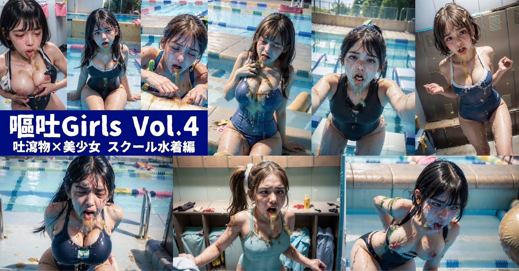 サンプル画像4:嘔吐Girls 総集編Vol.1(Artificial Maniacs) [d_318245]