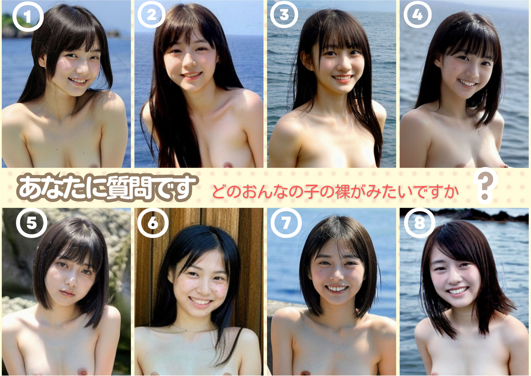 サンプル画像4:人類史上初！ 前代未聞の333人全員18歳！「クラスで1番の女の子の裸だけが拝める」Xデー到来！！(k.AI World) [d_318294]