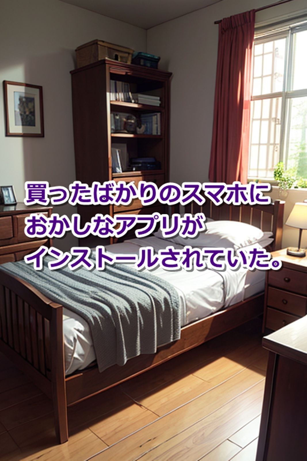 サンプル画像1:おかしなスマホアプリで「働く女性」を【即オチ2コマ】させる話(くまとねこ屋) [d_318301]