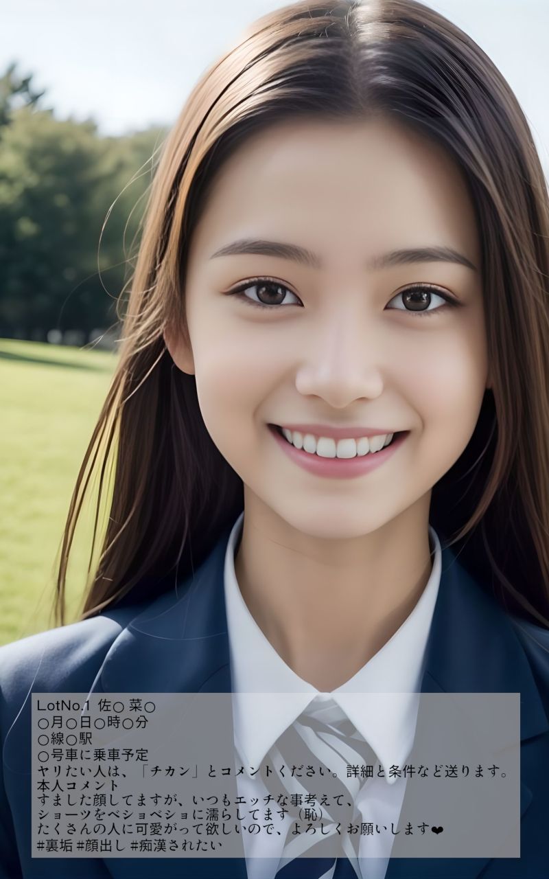 サンプル画像1:女子校生IN痴●電車SNSにひそむ罠（ストーリー付）第一集(非日常ビタミン) [d_318334]