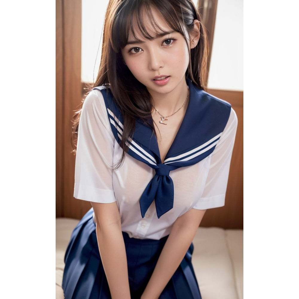 サンプル画像6:放課後、何してる？(美AI女子) [d_318416]