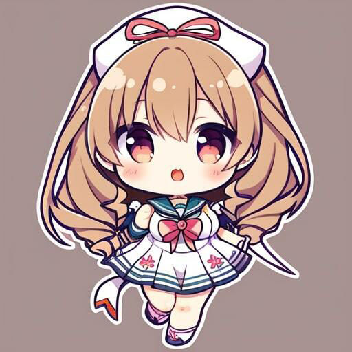 サンプル画像2:SDキャラ素材集02 TRPG、ゲーム開発、動画素材などにご利用ください(AIいらすと屋) [d_318448]