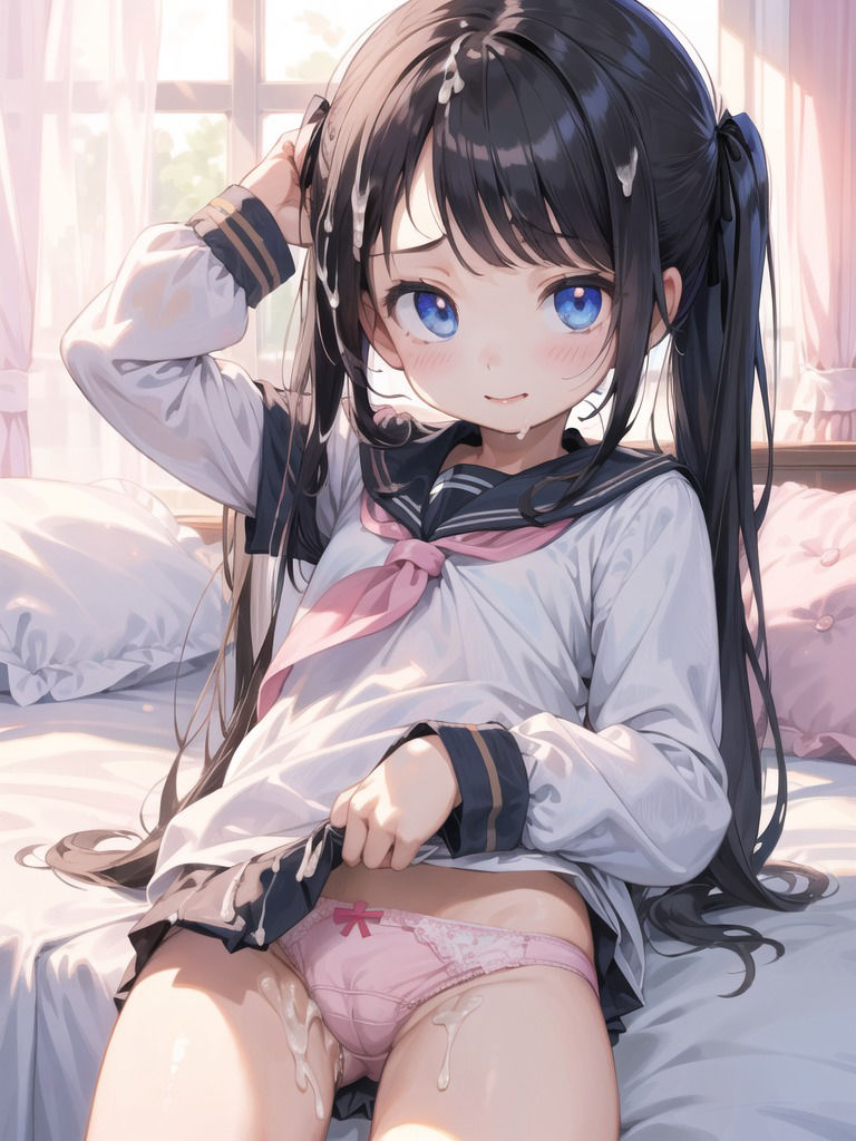 サンプル画像2:制服女子 着衣ぶっかけ【画像300枚超】(AI Fairy) [d_318468]