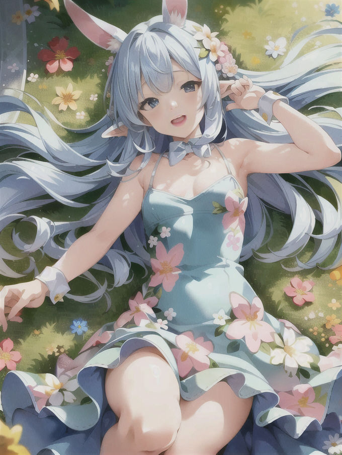 サンプル画像1:うさ耳娘1(かわいいもの倶楽部) [d_318503]