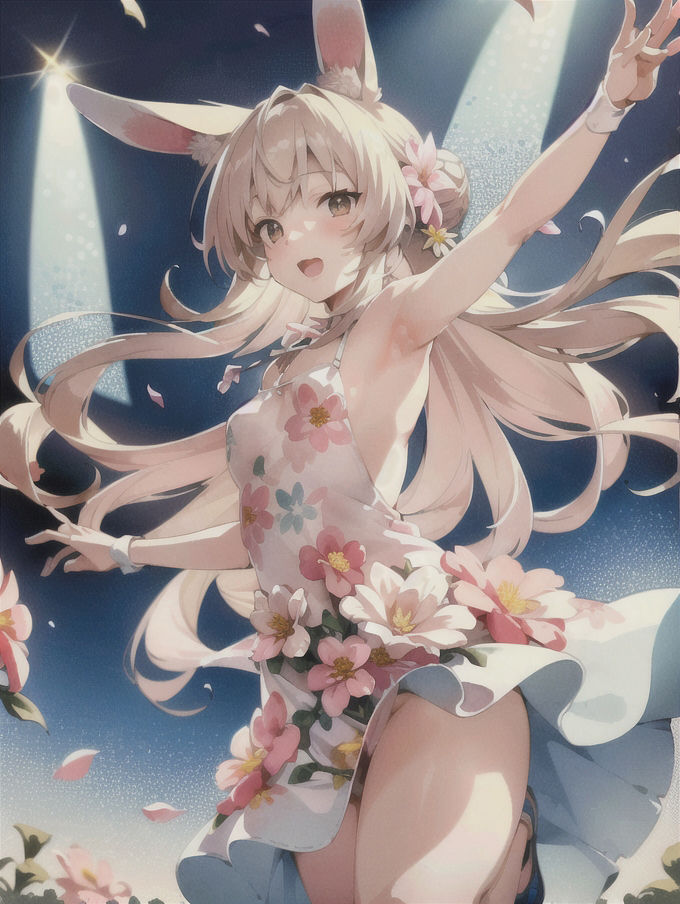 サンプル画像3:うさ耳娘1(かわいいもの倶楽部) [d_318503]