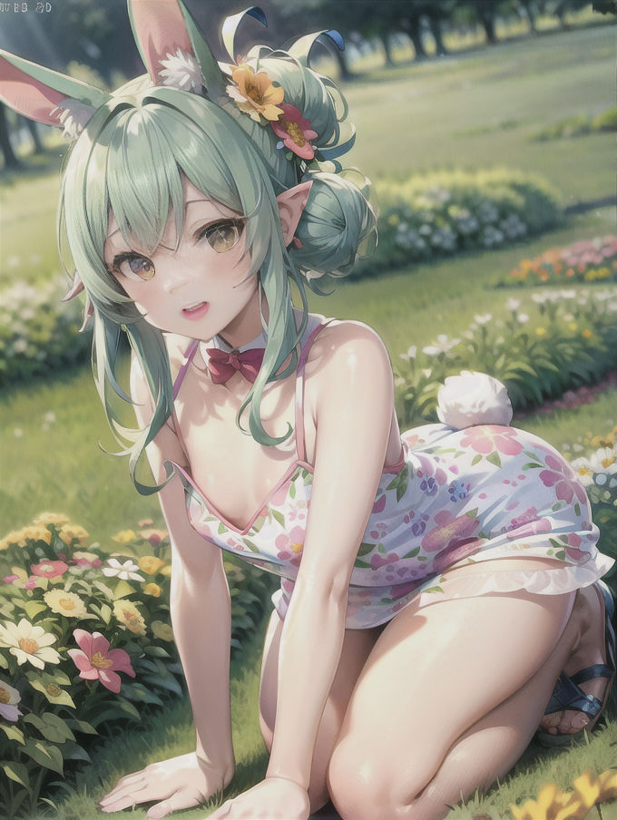 サンプル画像3:うさ耳娘2(かわいいもの倶楽部) [d_318504]