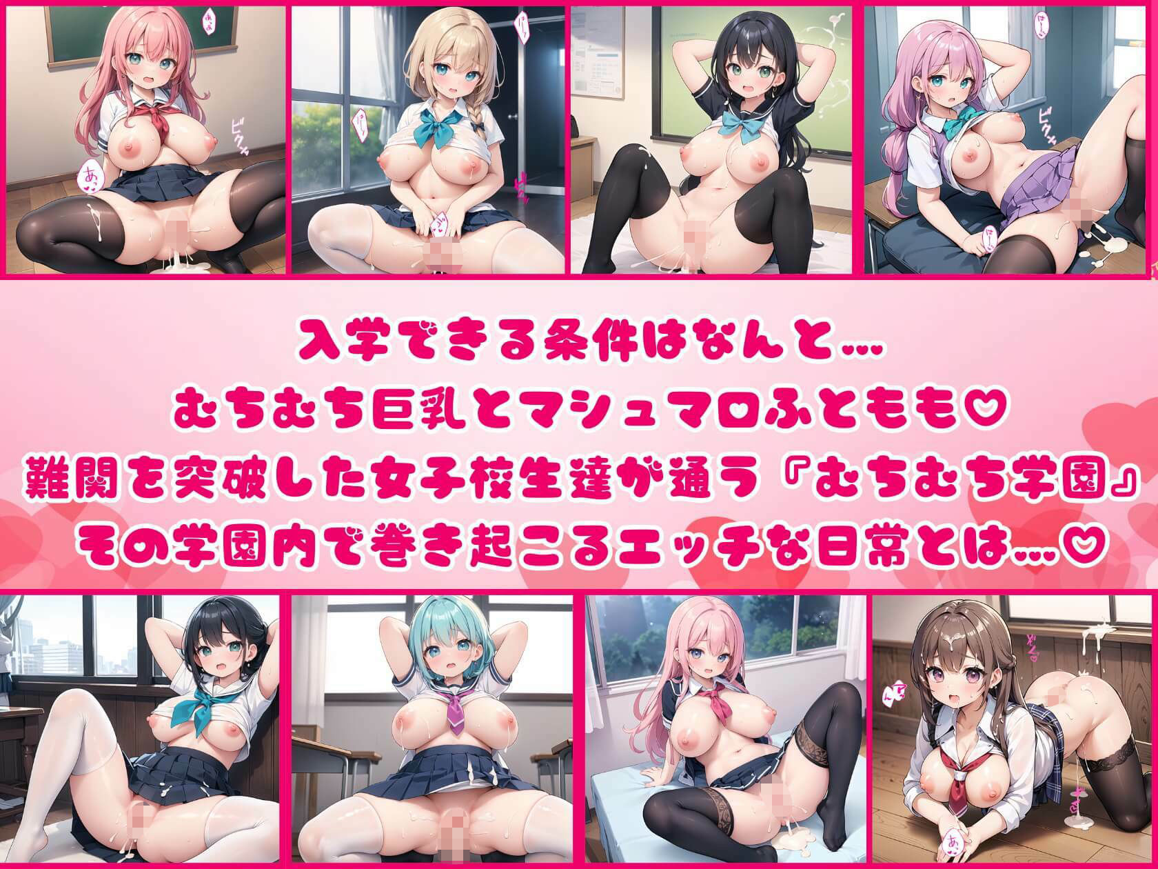 サンプル画像1:男は全員悩殺！むちむち学園【豪華CG420枚収録】(エメラルドの館) [d_318509]