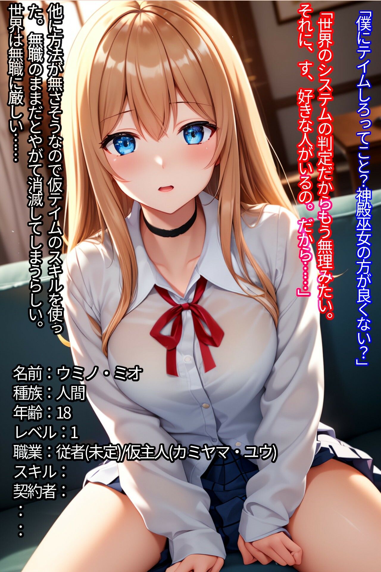 サンプル画像3:異世界で同級生をテイムする話(譚英愛) [d_318551]