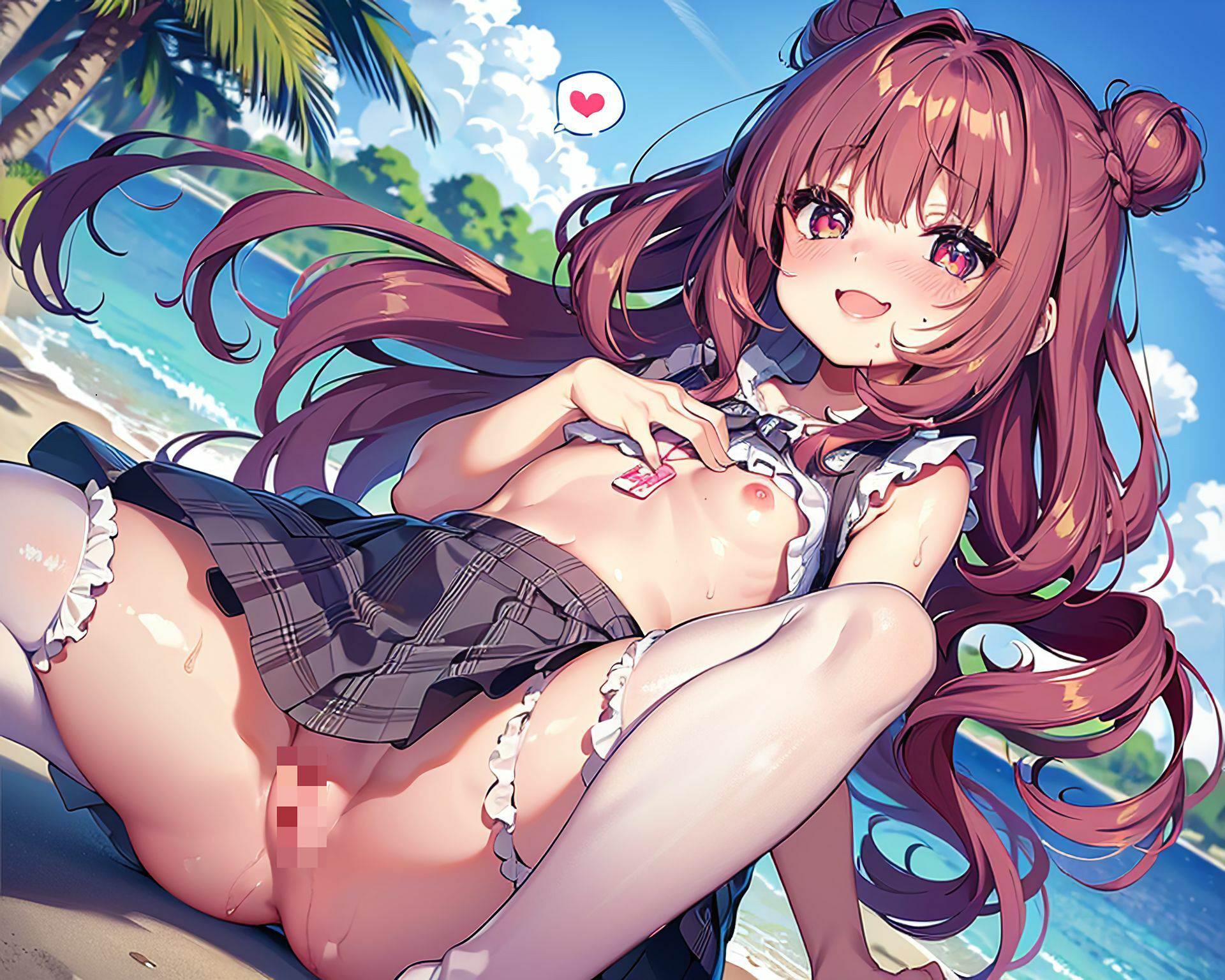 サンプル画像5:【220枚】見せつけバカンス(PICT-AI) [d_318553]