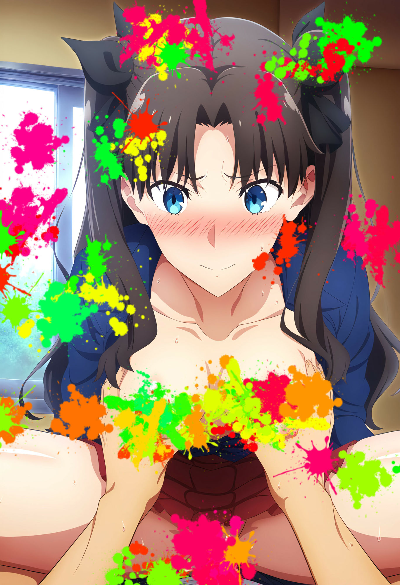 サンプル画像5:Fate Saber ＆ Rin(ある) [d_318574]