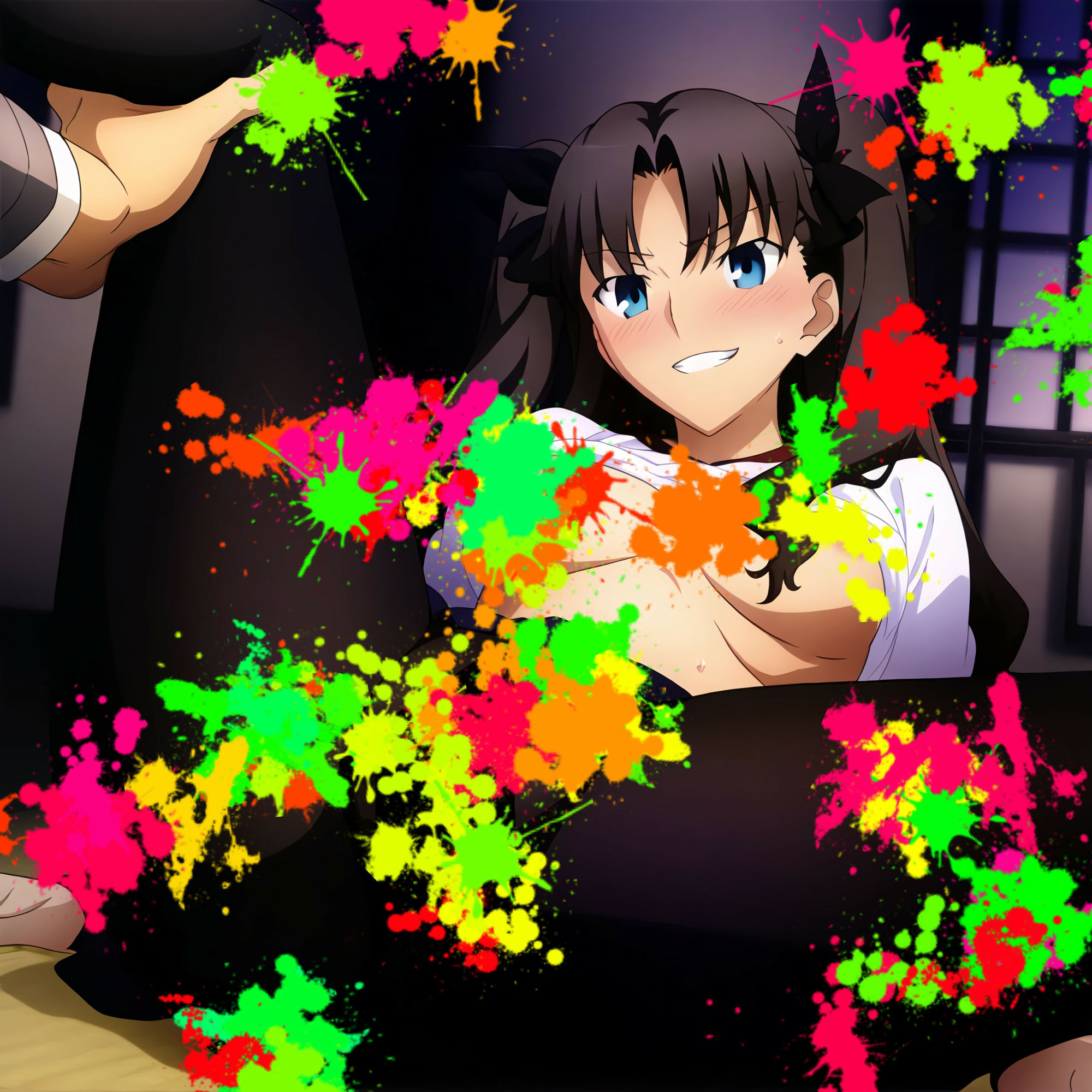 サンプル画像6:Fate Saber ＆ Rin(ある) [d_318574]