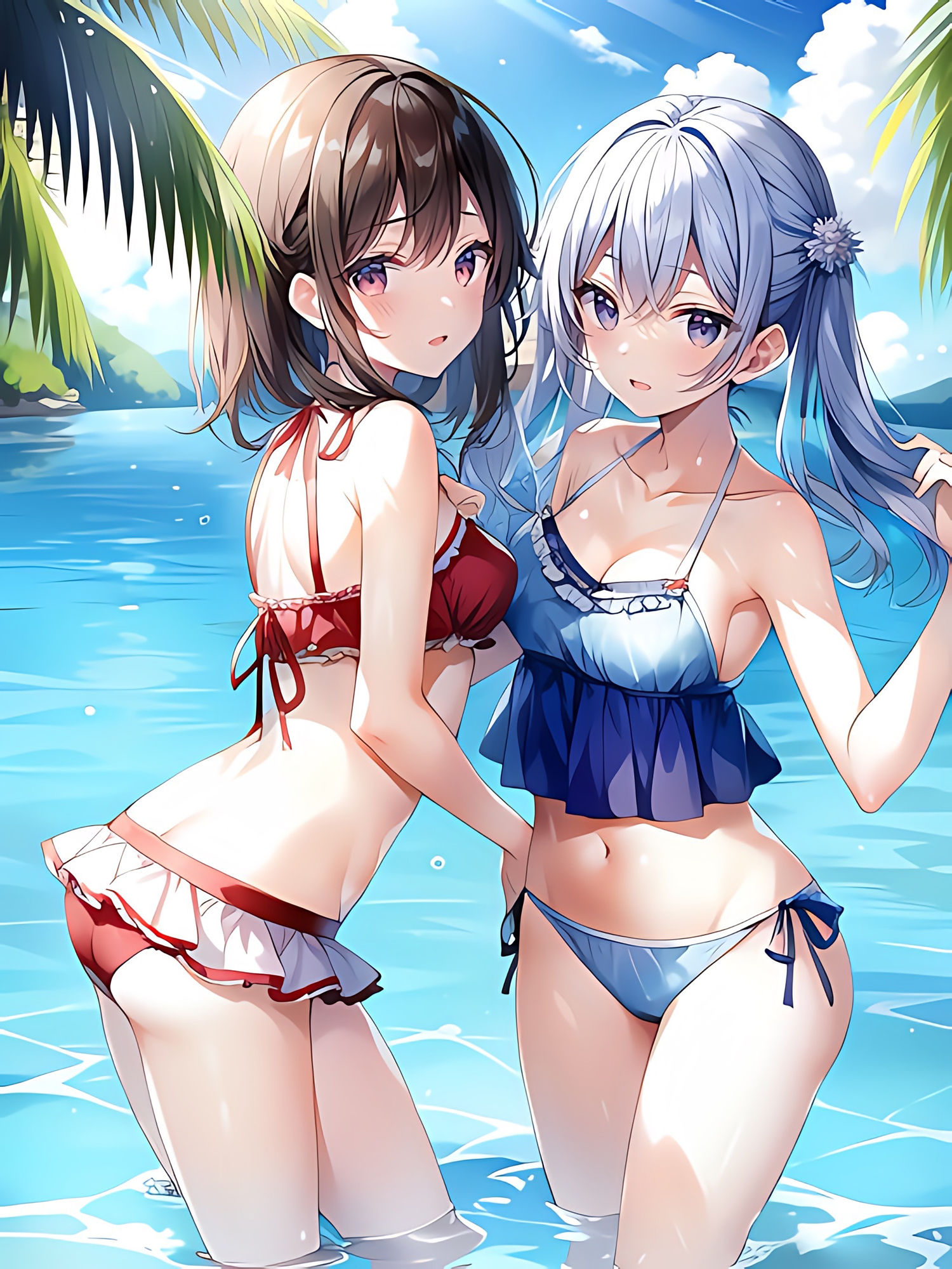 サンプル画像6:夏のメモリー(やすの岬) [d_318615]