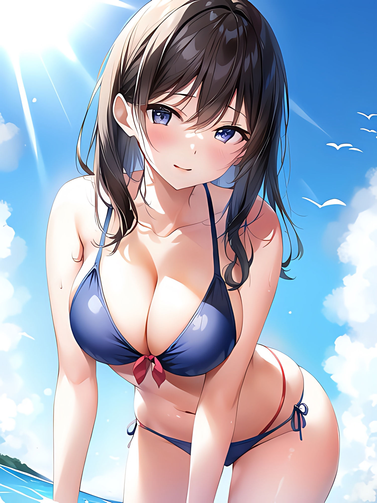 サンプル画像3:夏のメモリー2(やすの岬) [d_318619]