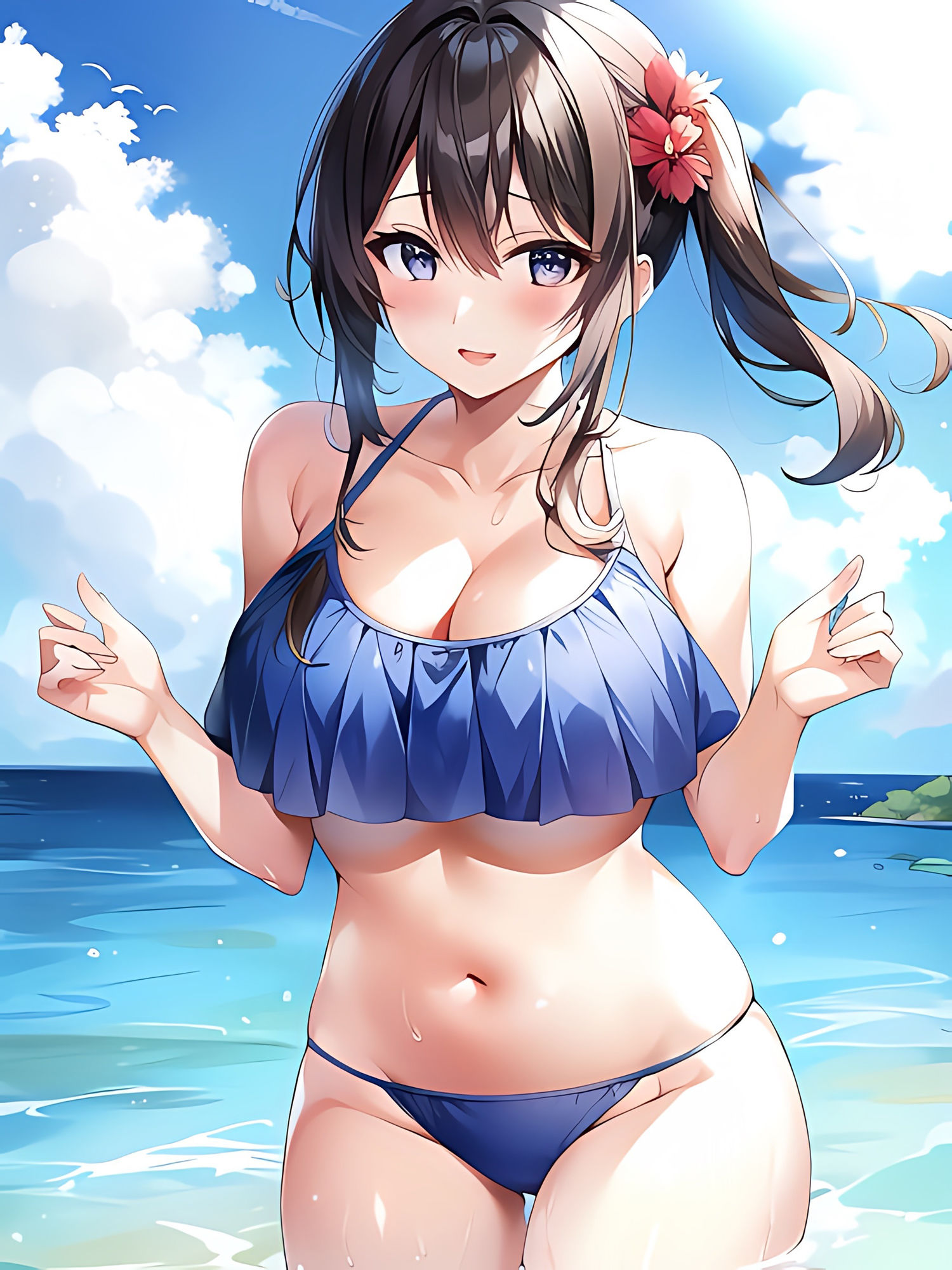 サンプル画像5:夏のメモリー2(やすの岬) [d_318619]