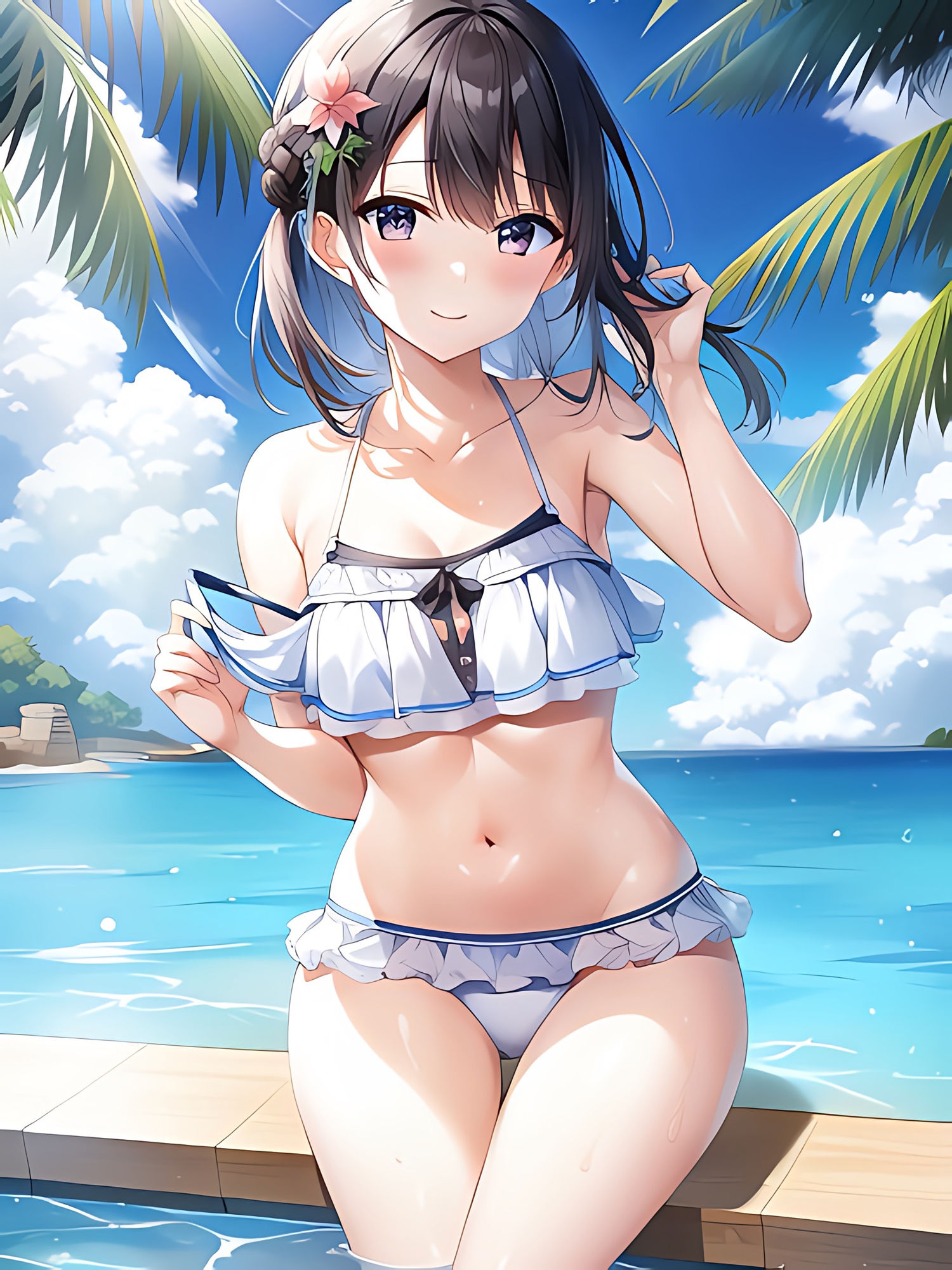 サンプル画像6:夏のメモリー2(やすの岬) [d_318619]