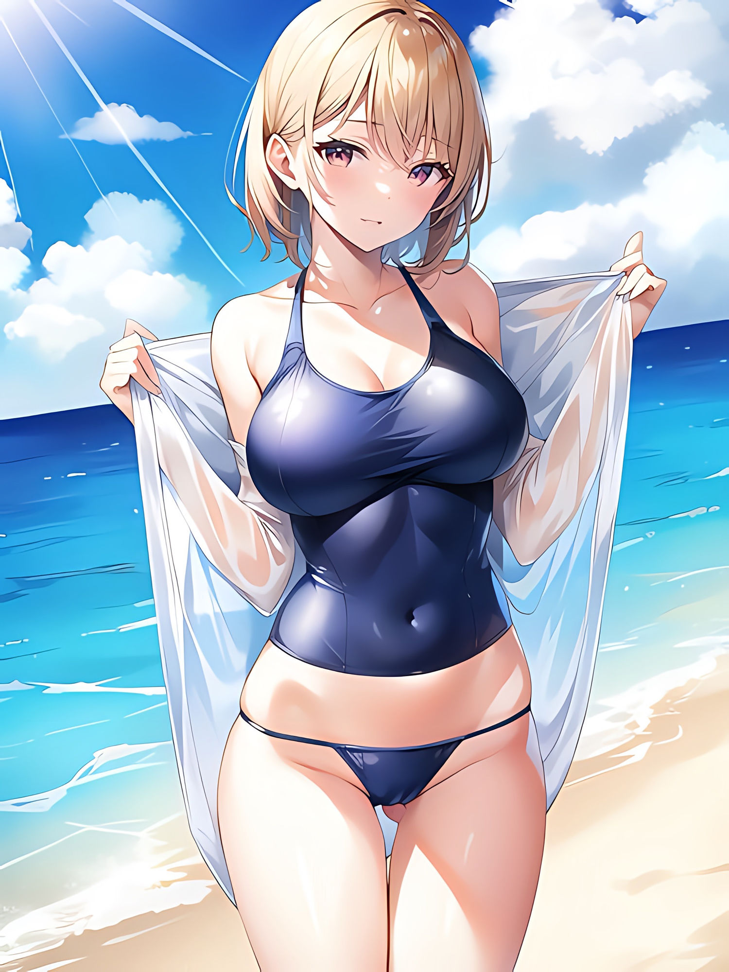 サンプル画像4:夏のメモリー3(やすの岬) [d_318626]