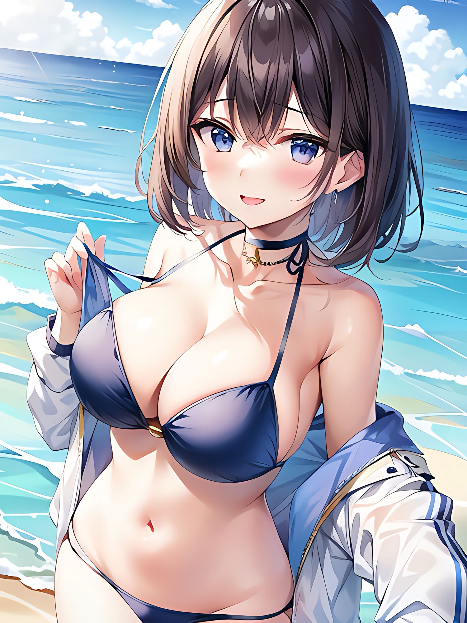 サンプル画像5:夏のメモリー3(やすの岬) [d_318626]