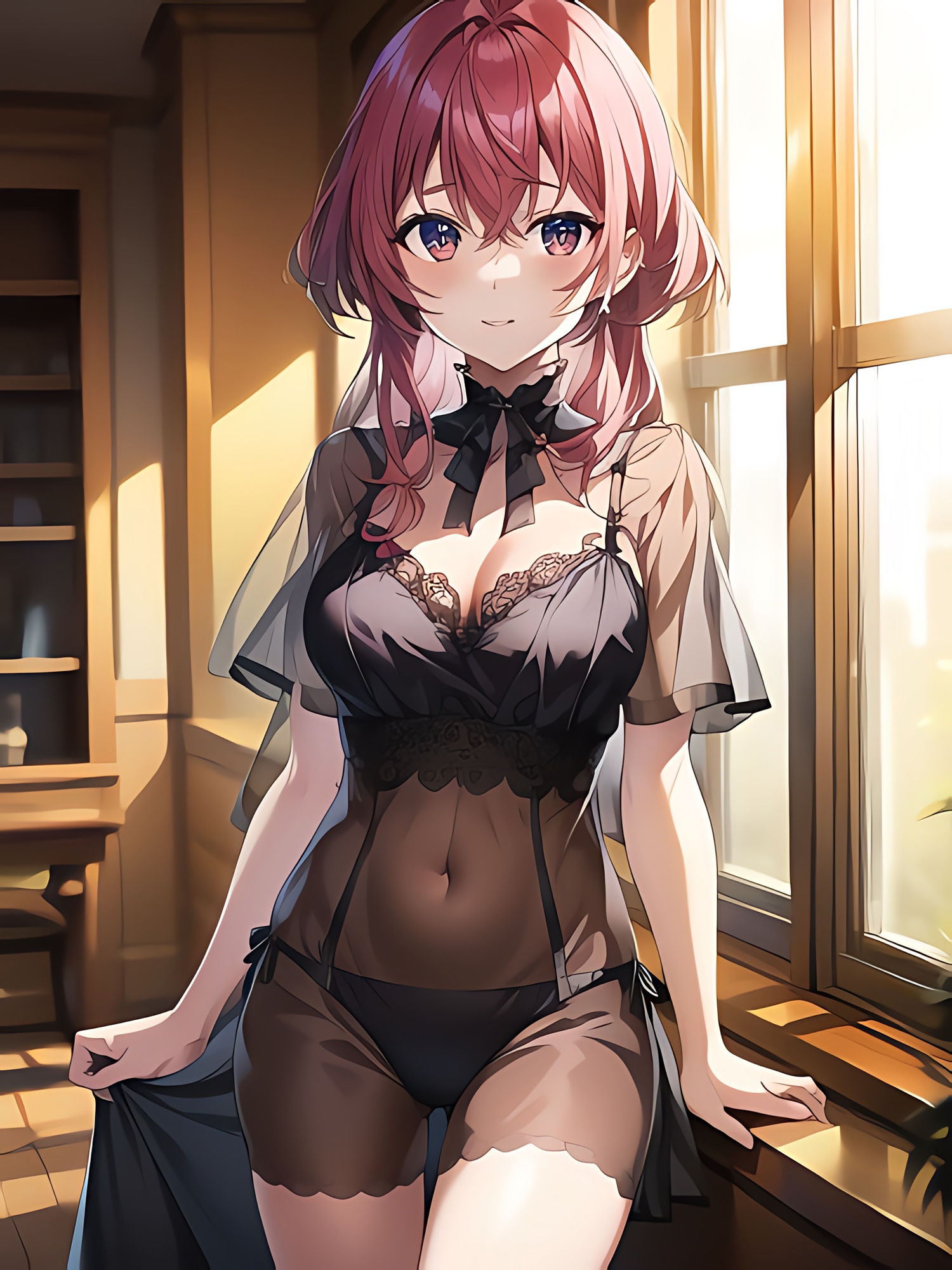 サンプル画像2:ネグリジェの誘惑(やすの岬) [d_318641]