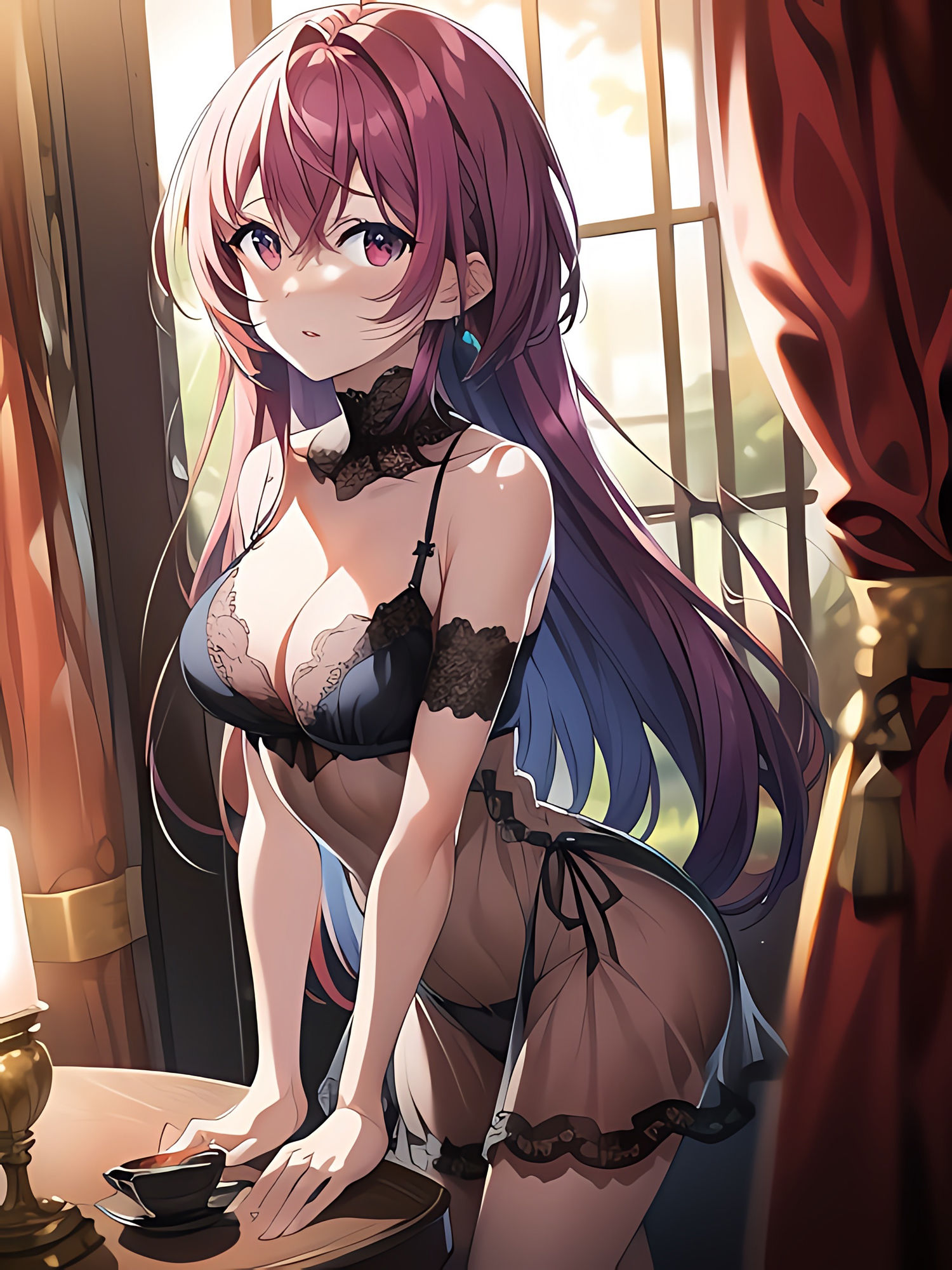 サンプル画像3:ネグリジェの誘惑(やすの岬) [d_318641]