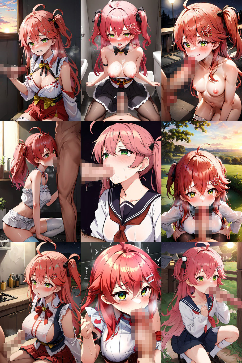 サンプル画像1:mkcフェラHCG集133枚(あいそぼ) [d_318720]