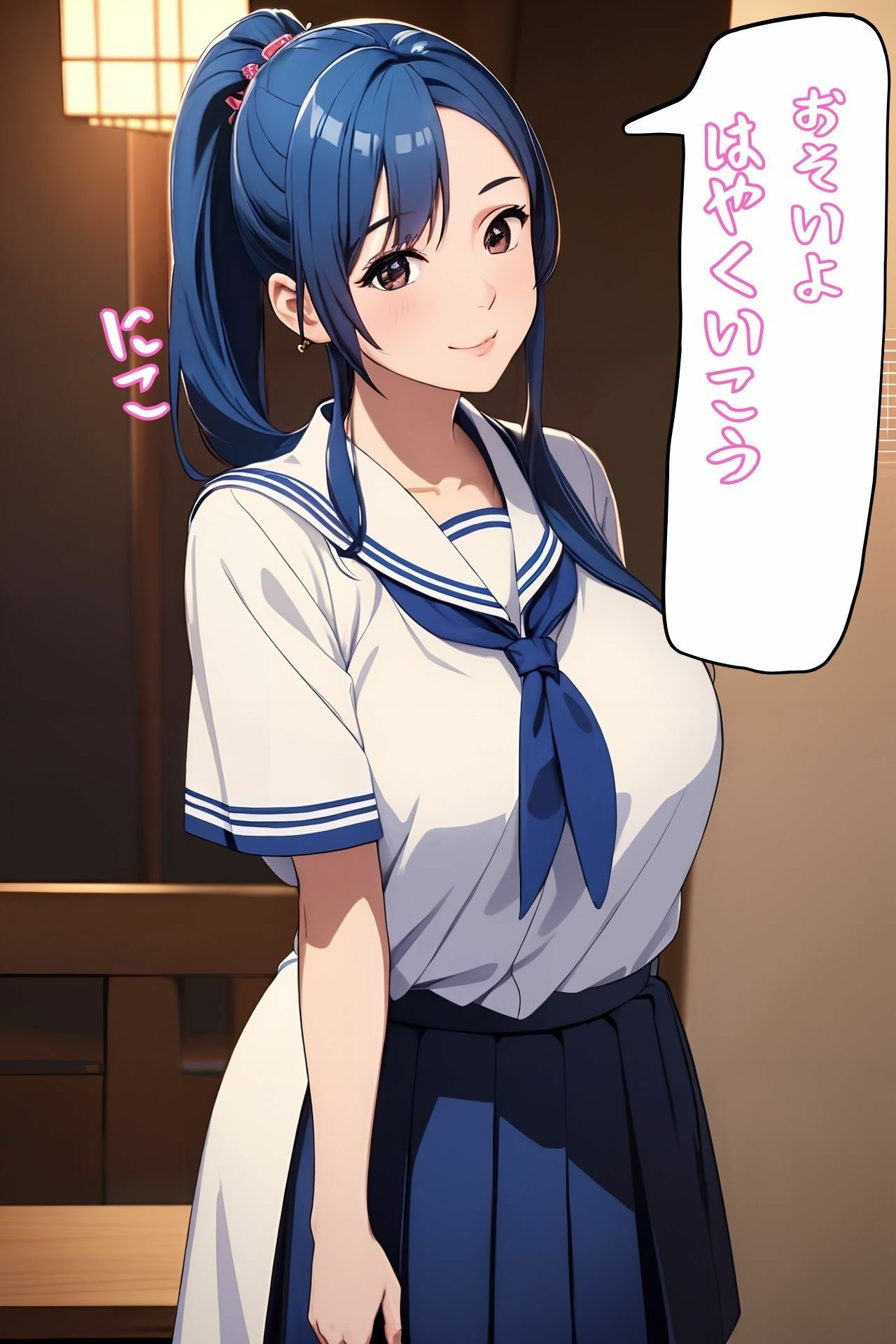 サンプル画像1:美女のぬぎぬぎグラマラスボディ(アニメ美女) [d_318751]