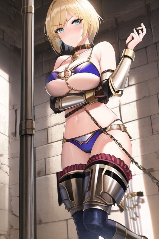 サンプル画像3:【微エロ】女戦士コレクション（ビキニアーマー・褐色・眼鏡・拘束など）(満点星) [d_318761]