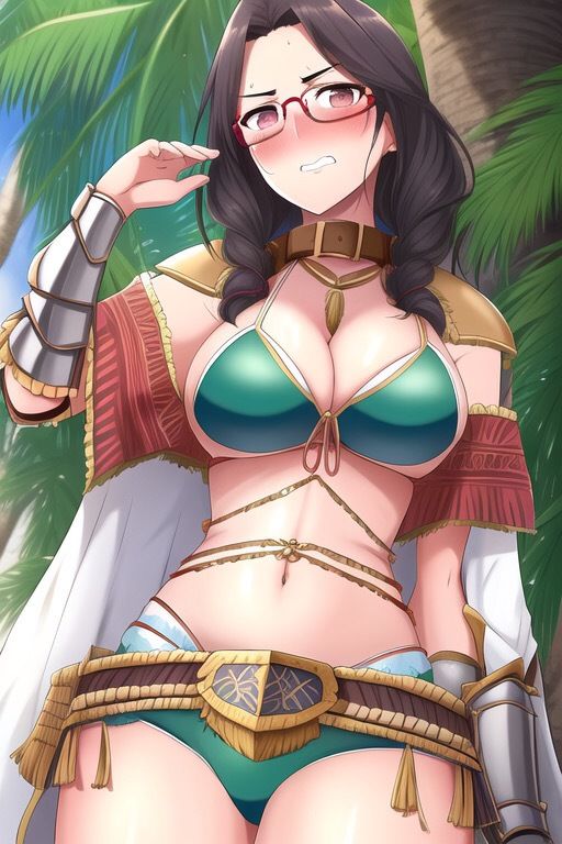 【微エロ】女戦士コレクション（ビキニアーマー・褐色・眼鏡・拘束など）