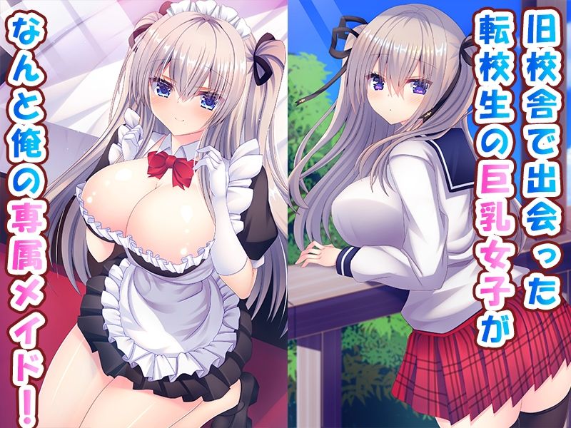 サンプル画像1:転校生の巨乳女子が俺専用のおっぱいメイドになりました♪〜家でも学園でもあまあま中出し生活♪〜(もみじ珈琲) [d_318804]