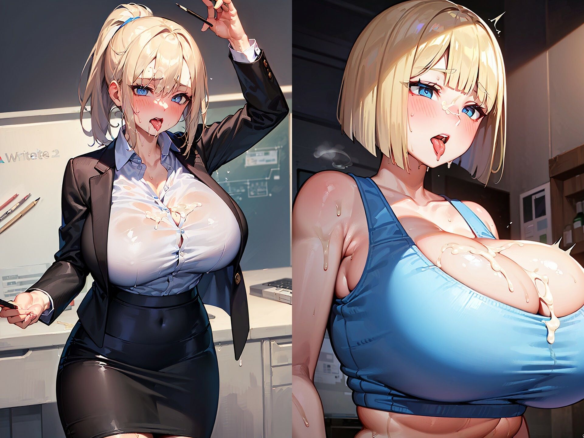 サンプル画像5:巨乳・爆乳なむちむち淫乱お姉さん13(にゅーたいぷ) [d_318907]