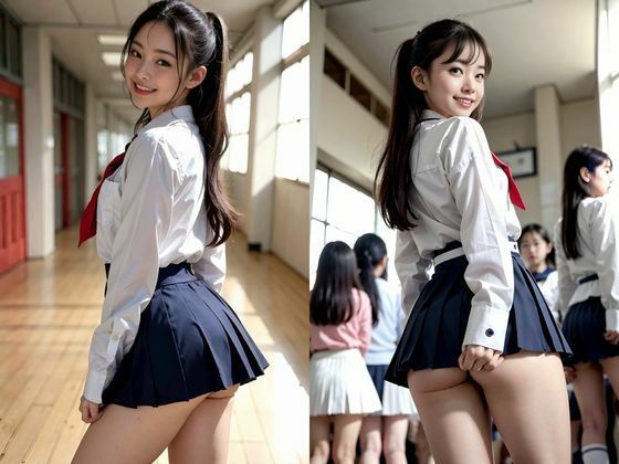 サンプル画像1:人気女子校生アイドル〜羞恥ステージ〜(AIシテルProject) [d_318974]