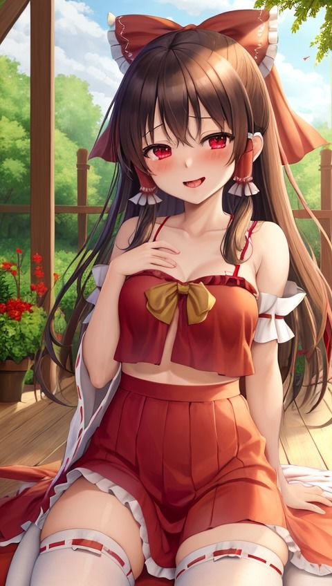 サンプル画像2:巫女少女(エイト) [d_319018]