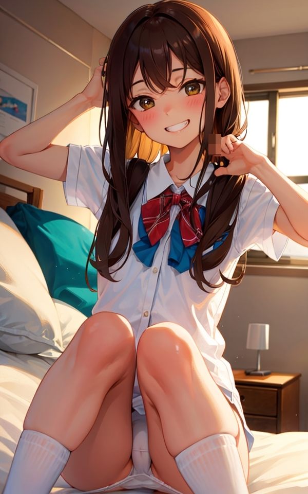 サンプル画像3:まだ着替え終わってないの、もうちょっと待って(ミルクキング2) [d_319058]