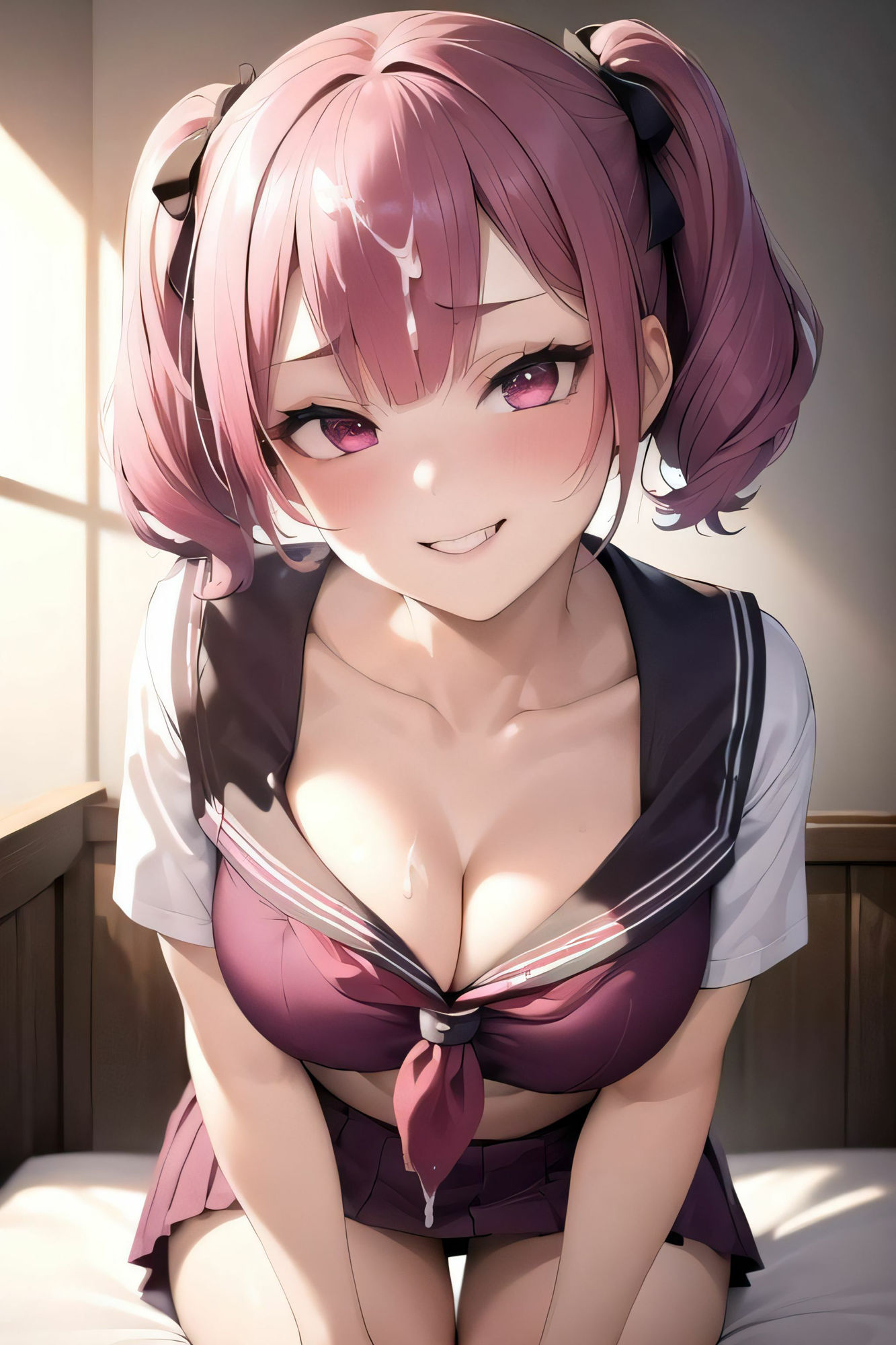 サンプル画像4:ノーモザイク！生意気JKの誘惑(NOTモザイク製作所) [d_319096]