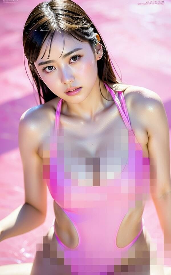 サンプル画像1:【巨乳】PINK【貧乳】LIME【美乳】WHITE(踊り場ピンキー) [d_319103]