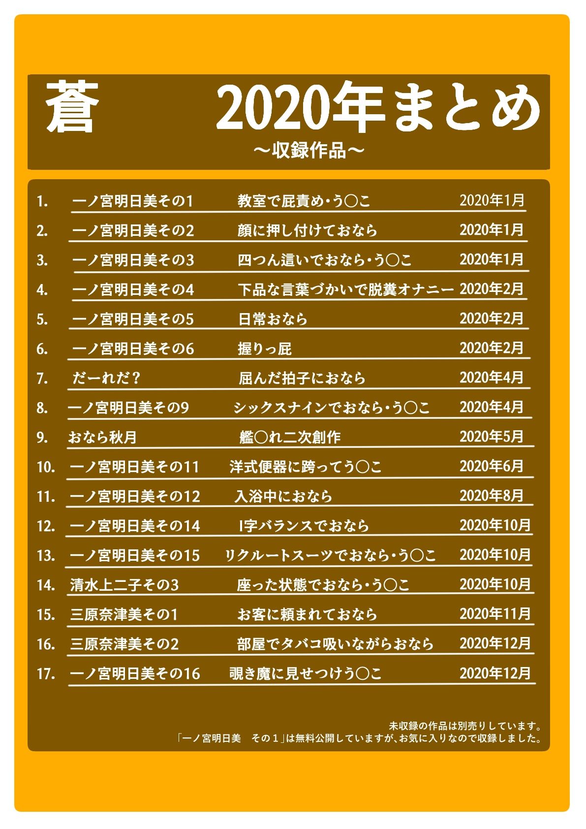 サンプル画像5:蒼 ファンティア2020まとめ(AOI) [d_319142]