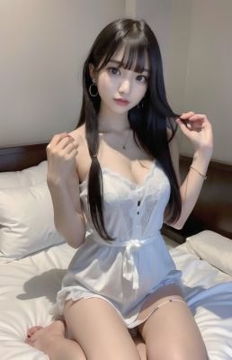 サンプル画像5:清楚系ギャル彼女と初お家デート(AIコスプレ美女) [d_319280]