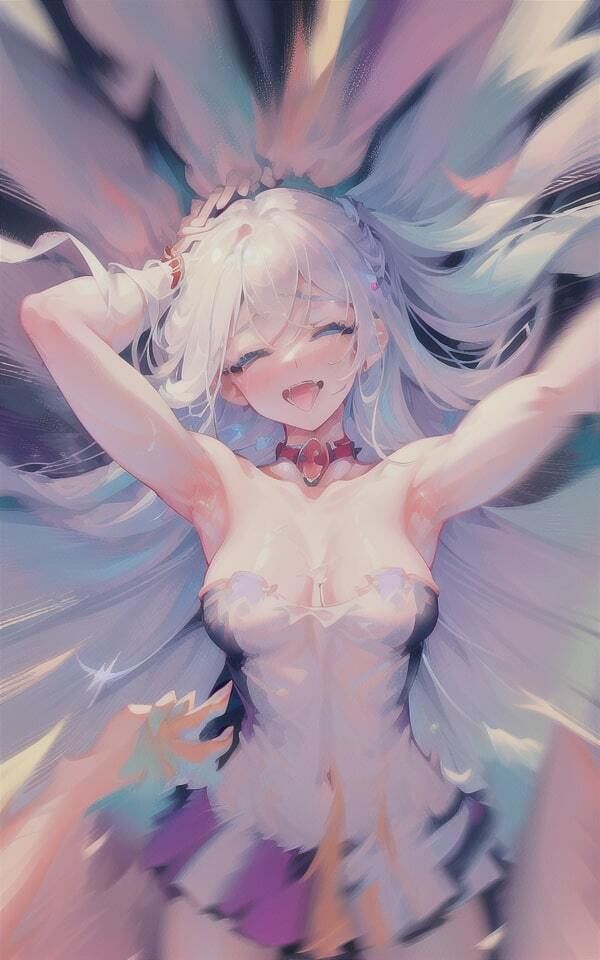 サンプル画像1:天使たちの 焦らし焦らされて 特別画集 触られてはしたない姿(パンナコッタ) [d_319309]