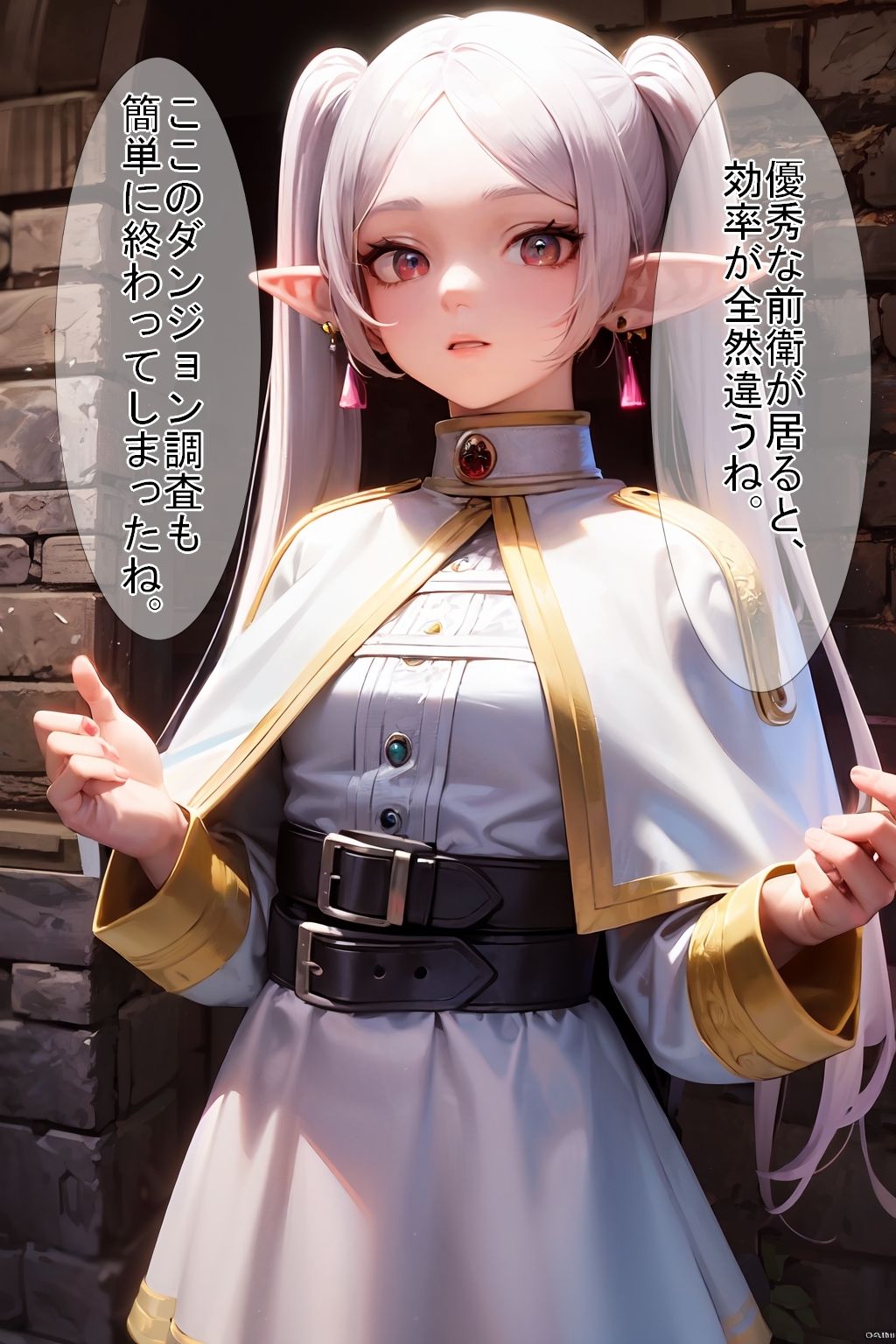 サンプル画像1:【もしもシリーズ vol.01】もし、貴方がフリ〇レンのパートナーだったら？(魔術師プロトン2D) [d_319310]