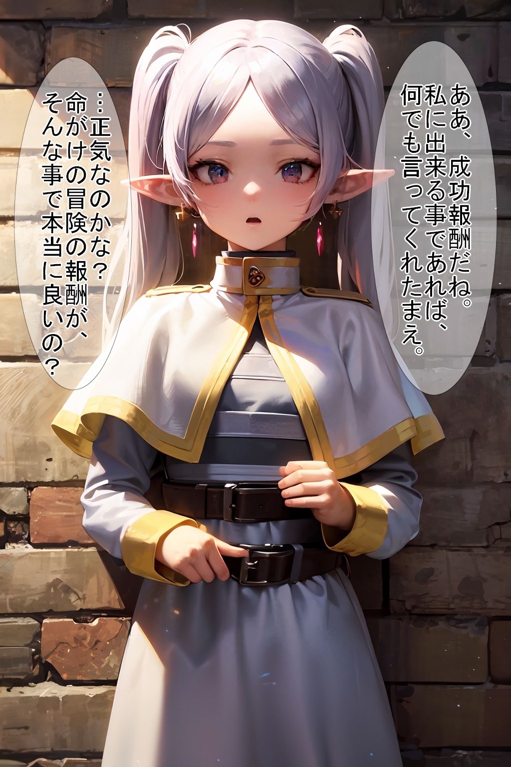 サンプル画像2:【もしもシリーズ vol.01】もし、貴方がフリ〇レンのパートナーだったら？(魔術師プロトン2D) [d_319310]