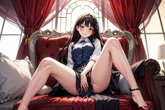 サンプル画像1:AI生成 痴女 vol.1(blue moonのAI画房) [d_319320]