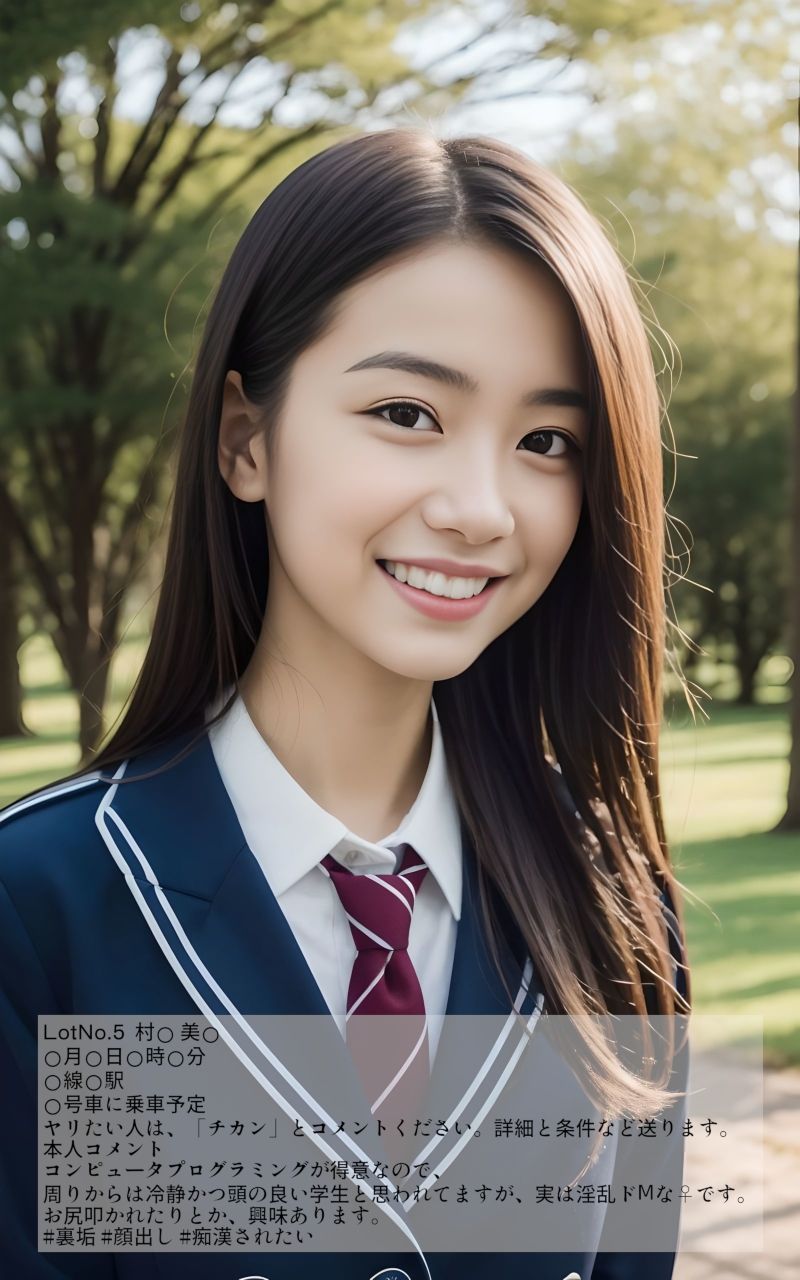 サンプル画像1:女子校生IN痴●電車SNSにひそむ罠（ストーリー付）第三集(非日常ビタミン) [d_319331]