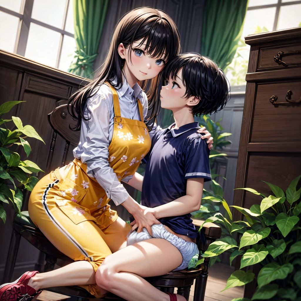 サンプル画像1:おとなのおむつ保育(大人の保育) [d_319415]